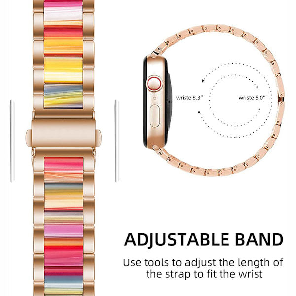 Blå Resin Rem til Apple Watch