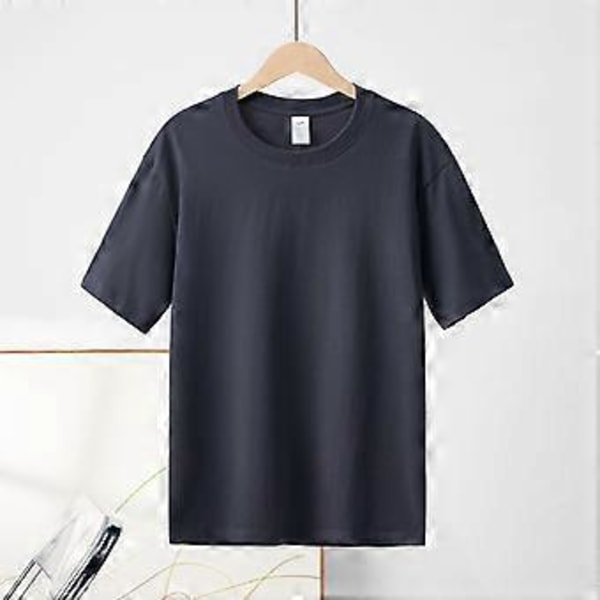 Miesten Naisten Puuvillaiset Lyhythihaiset T-paidat Pyöreäkauluksiset Topit Aluspaidat Extreme Harmaa S-4XL(L )