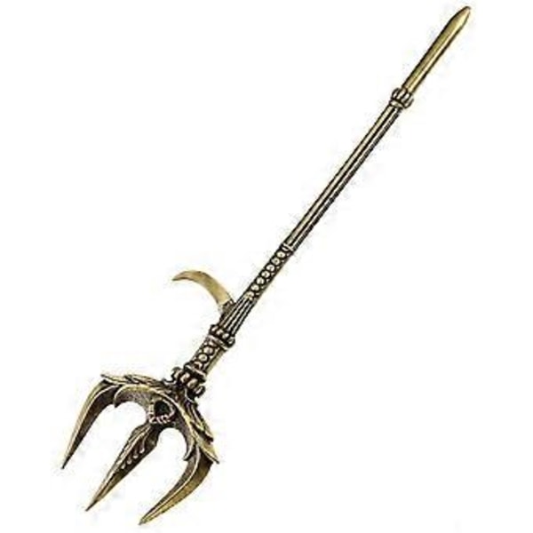 Ainutlaatuinen Trident-koriste Koristeellinen Trident-mallinnus Messinkityö Koti Trident-sisustus