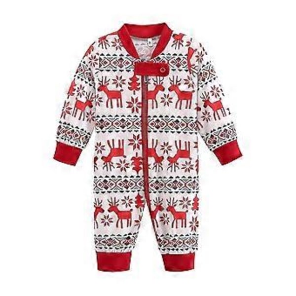 Julpyjamas för Familjen - Matchande Pyjamas Set för Festlig Familjekväll (3M Baby)