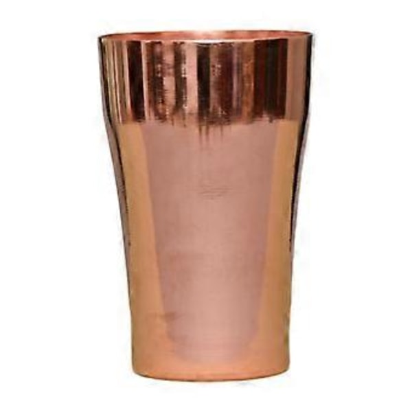 Kopparkaffemugg Kopparvattenkopp 400ml Portabel Koppartekopp Kopparmugg Ren Kopparkopp för Bröllop Restaurang Fest Café (utan handtag)