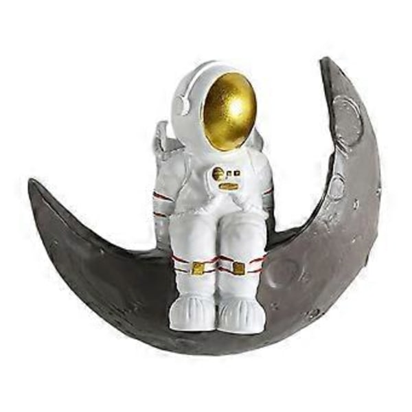 Dekorativ Astronaut i Harts för Upphängning, Barnrum Sovrum Kreativ Rymdman Prydnad Inomhus Väggkonst Skulptur - Flerfärgad,