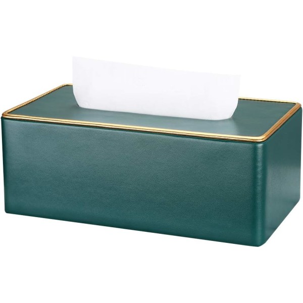 Leather Tissue Box, Rectangular Tissue Dispenser, Car Tissue