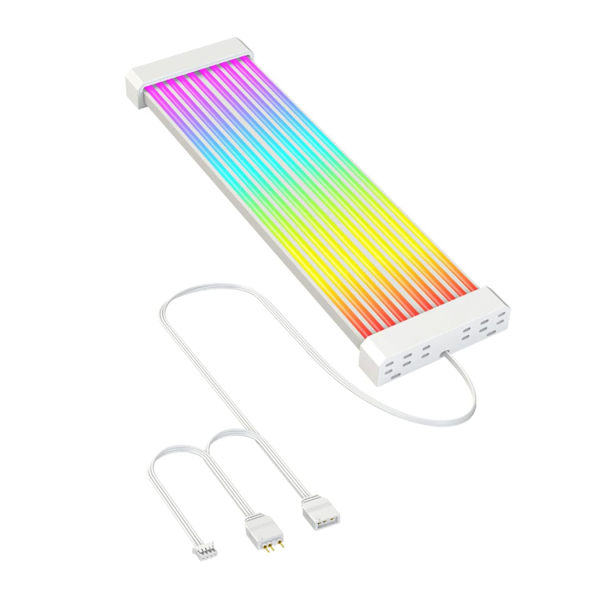 ARGB Lighting Strip, 5V 3Pin Moderkort Extern power Neon Light Strip för PC Mod Soft Light