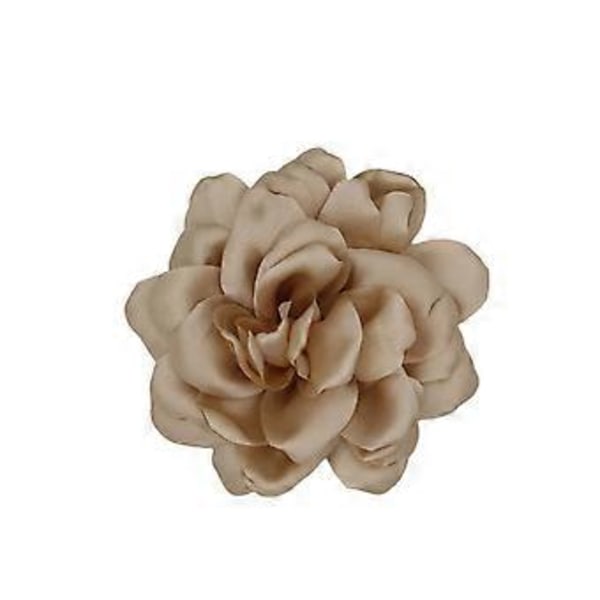 Chic Tygblomma Nål Prydnad Unik Tygblomma Kavajnål Ornament Vacker Blomma Broschnål Tillbehör Khaki (Khaki)