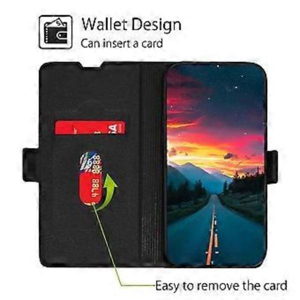 För vivo Y35m+ 5G/Y35+ 5G PU-läder Telefon Stativfodral Stötsäkert Kortplats Design Cover (Stil A)