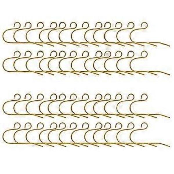 100 kpl yksinkertaisia korvakorutarvikkeita ruostumattomasta teräksestä, korvakorujen osia naisille (kultainen, 0,7 mm, korvakoukku)