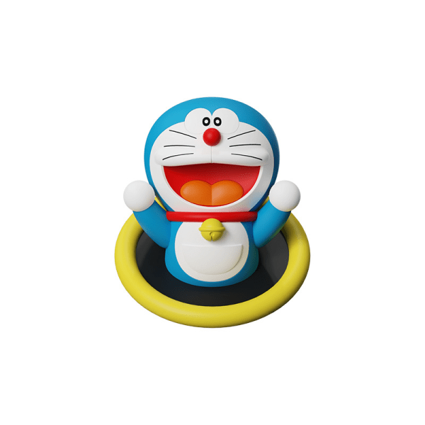 Doraemon (overkropp) Pass Circle Kjøleskapsmagnet 3