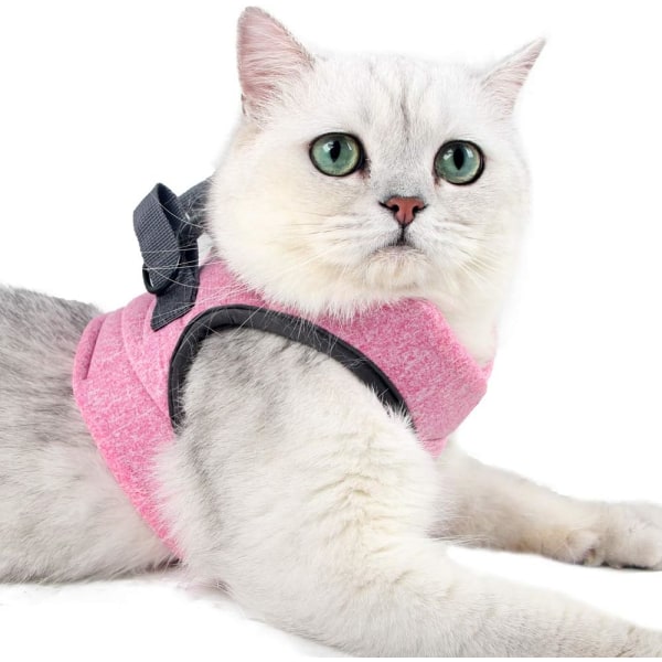 Cat Harness and Leash Ultralight Kitten Collar Soft and Comfortab