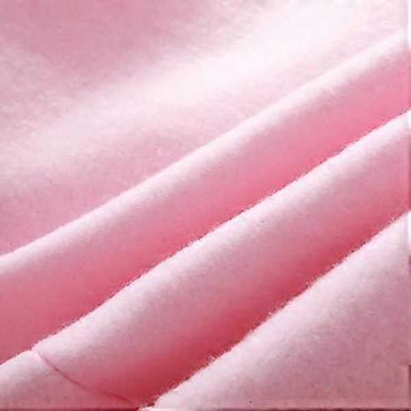 Herre Casual Ensfarget Pullover Hettegenser med Katteører, Fleece og Lomme (XXL Rosa)