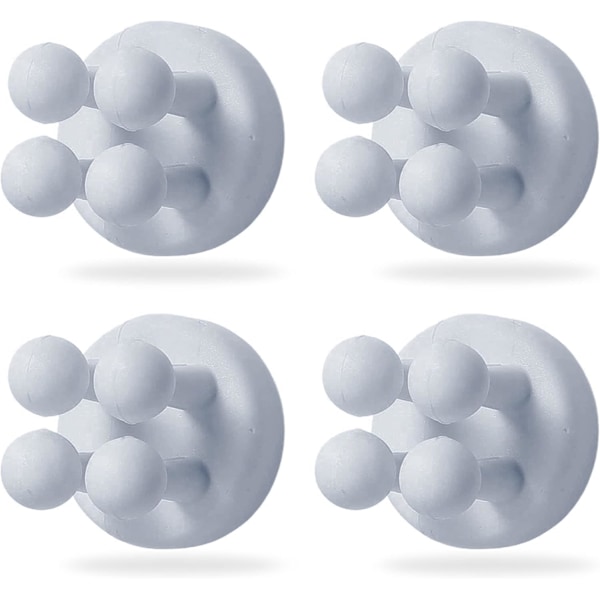 4-pack Vattentät Silikon Självhäftande Tandborsthållare Multi-