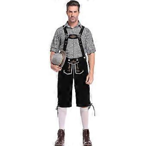 Mr. Oktoberfest Kostume - Voksen Large - InCharacter Bayersk Mand Voksen Kostume (S Sort)
