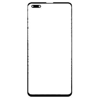 Forreste Skærm Ydre Gl Lens til Galaxy S10 5G Sort