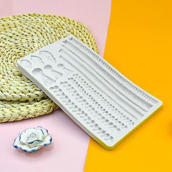 Fondantforme Silikone Bage Tilbehør Hamp Reb & Kvast Formet til Kage