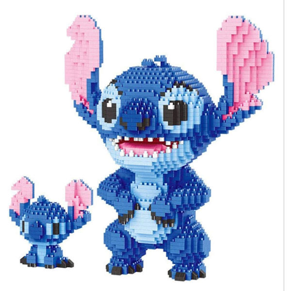 Muovihiukkasten mikrorakennuspalikoiden palapeli, Stitch-lelu C