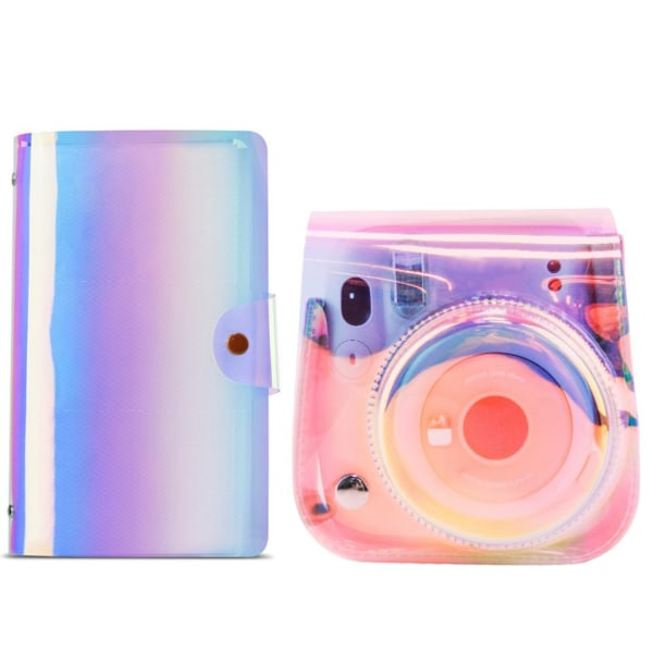 for Fujifilm Mini 8/Mini 8S/Mini 9/Mini 11/Mini 12 - Læder Kamerataske Cover Enkelt Skulderrem,