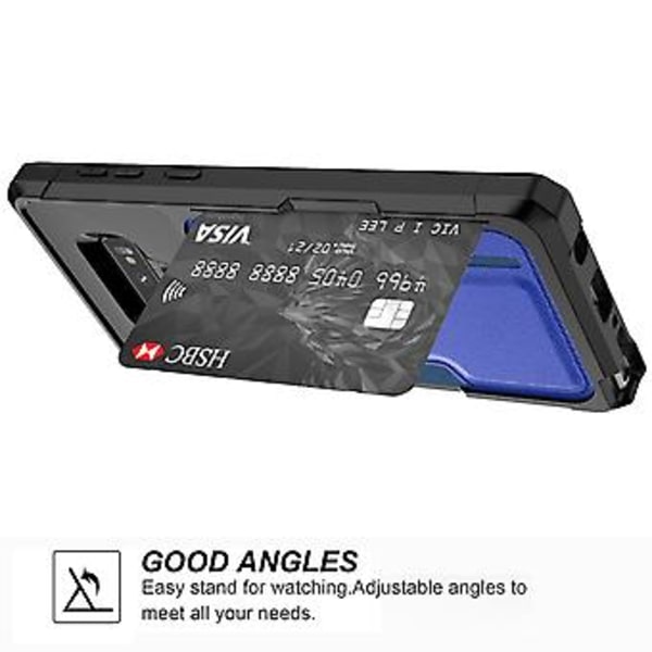 Kortholder Case til Samsung Galaxy Note9 (Blå)