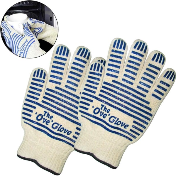 1 Pair Gloves Non-slip Insulation Gloves Thickened High Temperatu