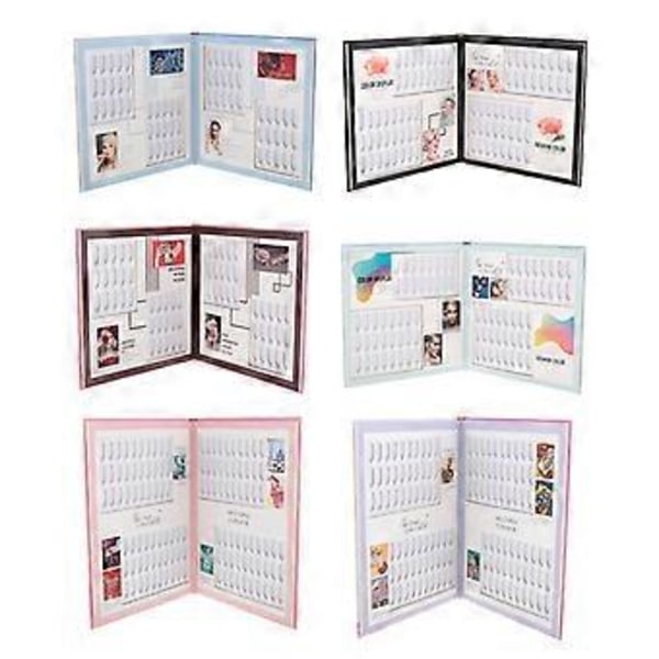 Professionel 60/80/120 Farver Neglekunst Polish UV Gel Farve Display Bog Kort 01( 01)