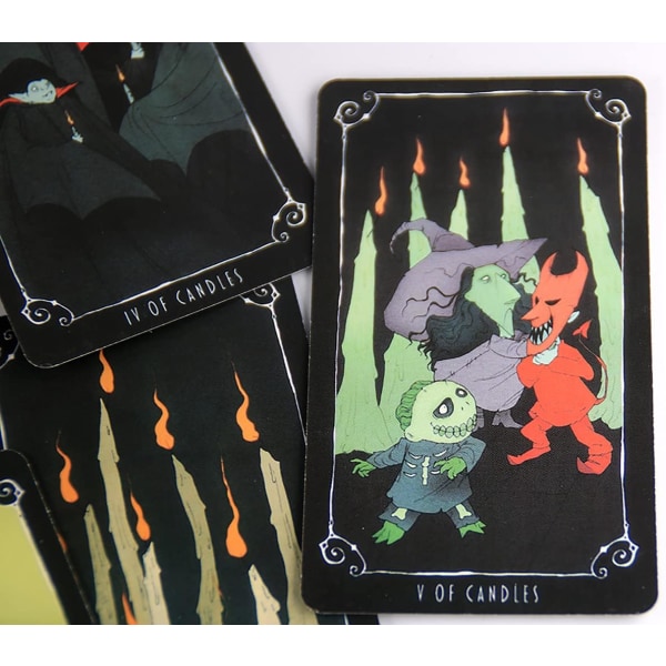 Tarot-kort, Rider Waite Tarot Deck The Nightmare Before Christmas 78-korts sett for familie og venner
