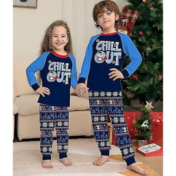 Familjepysjamas för jul Pyjamas Set för Familjer Style5 (3XL Herr)