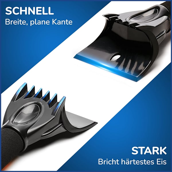 Eiskratzer Auto mit Handschuh - Profi Scheibenkratzer Auto trifft