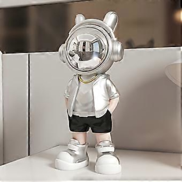 Astronaut astronaut små ornament vardagsrum rum vinskåp skrivbord astronaut kreativ gåva (blå)