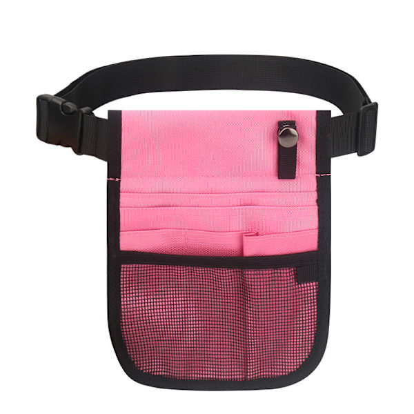 Sjuksköterska midjeväska (inga verktyg), rosa medicinsk utrustningsväska