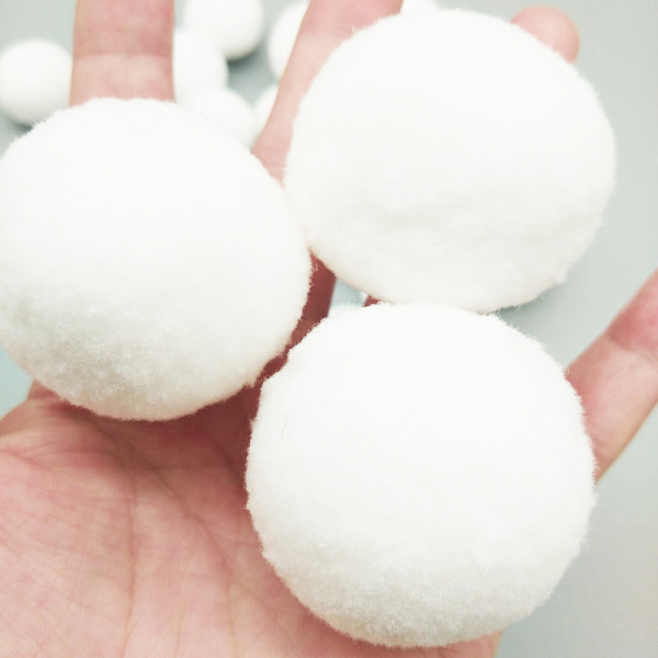 100 rena vita hög elastiska plysch kreativa handgjorda DIY snöboll