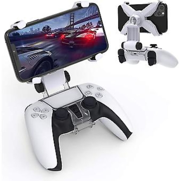 PS5-kontrollerholder for telefon, PS5-telefonfeste