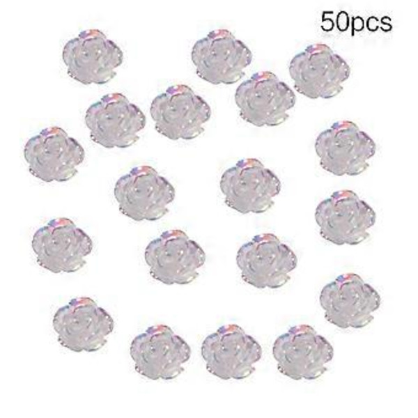 Camellia Nagelberlocker 3D Blomma Nagelkonst Berlocker Manikyr Nagelkonst Tillbehör Nageldekoration DIY Nageltillbehör för Kvinnor (6mm camellia ab colo)
