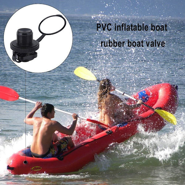 Vit Xrten 2-pack luftventiler ventiladapterlock för kajakinf