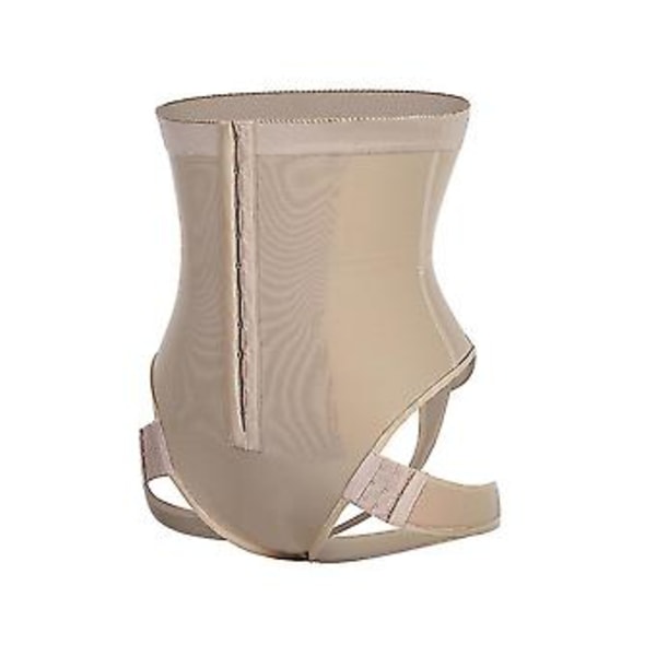 Cuff Tummy Trainer Femme Exceptional Shapewear 2-in-1 Korkean Vyötärön Hip Lifting Housut (S Aprikoosi)