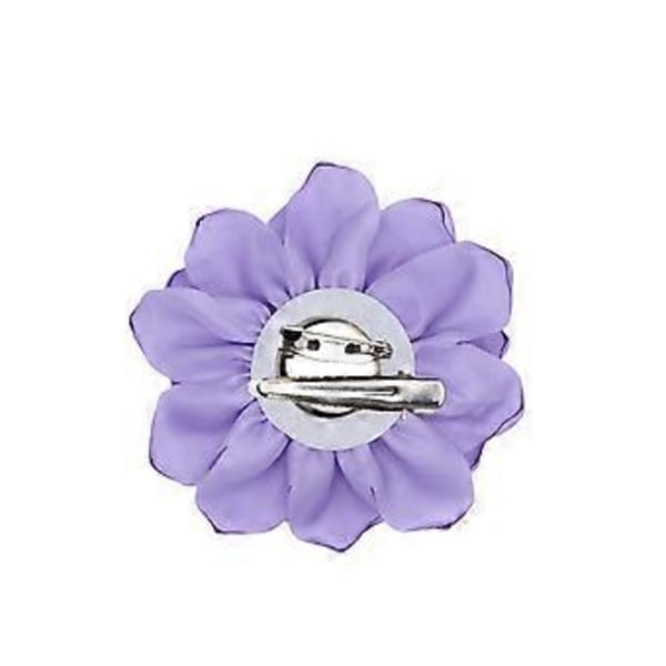 Chic Tygblomma Nål Prydnad Unik Tygblomma Kavajnål Ornament Vacker Blomma Broschnål Tillbehör Khaki (Khaki)