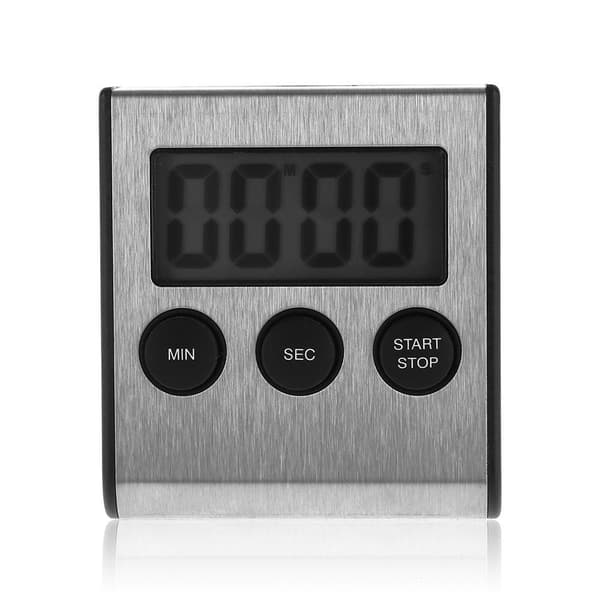 Digital Timer Rustfritt Stål Rustfritt Stål (6,5 x 1,6 x 7 cm)