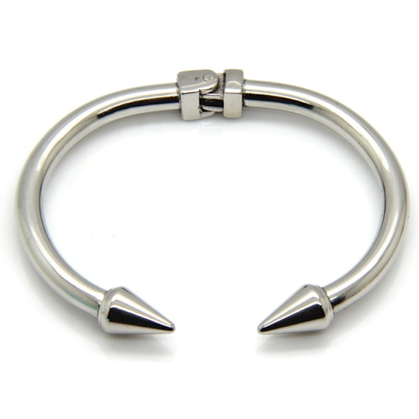 Armbånd i rustfritt stål med spikerdesign for menn, kvinner og par - 1FOR3*