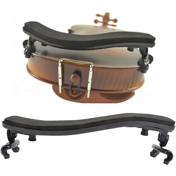 Violin axelstöd 3/4 4/4, gummikudde med justerbara fötter Justerbart violin axelstöd Vi