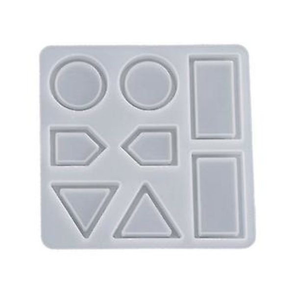 Krystal Epoxy Resin Form Øreringe Vedhæng Støbning Silikoneform Håndlavede DIY Håndværk Smykkefremstillingsværktøjer