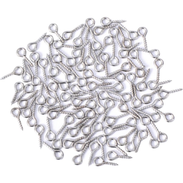 10 mm x 4 mm rostfria öglekrokar ögleskruvar för harts,