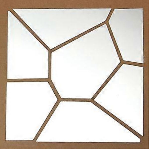 DIY 3D Moderna Spegeldekaler Konst Mural Avtagbar Väggdekal Heminredning Qinhai