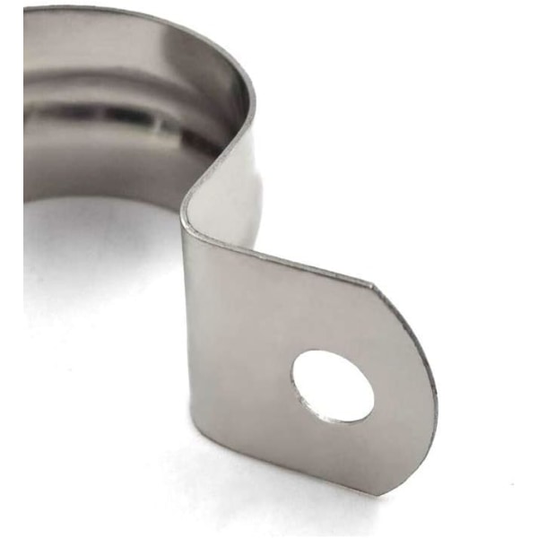 50 st 8mm U-rör 304 Rostfritt stål Rigid rörklämma för U-form