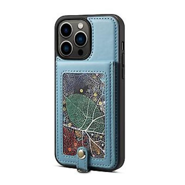 ESEBLE Korttipaikka Puhelimen Kotelo iPhone 15:lle (Sininen)