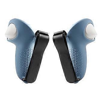 1 Set Silikonfodral med Joystick-skydd för Q 3 VR Headset Touch Controller Bekvämt Speltillbehör dimblå (dimblå)