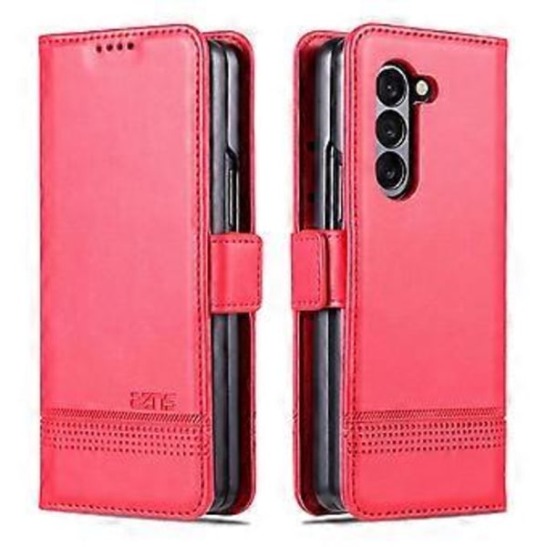 AZNS Plånboksfodral i PU-läder för Samsung Galaxy Z Fold5 5G, Flip Folio Stativ Telefonfodral (Stil C)