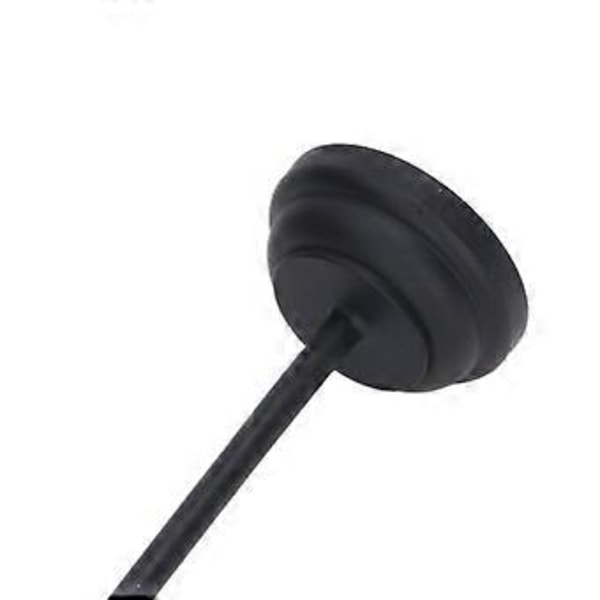 1/12 Skala Dukkehus Gadelampe LED Miniature Dukkehus Gadelampe til Dekoration Sort