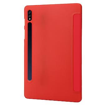 Läderfodral för surfplatta Samsung Galaxy Tab S9 (Röd)