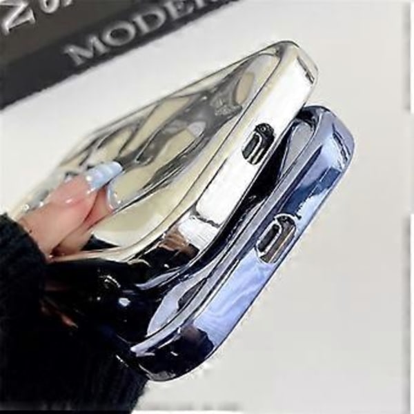 Mobiltelefon Cover til iPhone 13 med Meteorite-Struktur, Elektroplettering, Blød TPU
