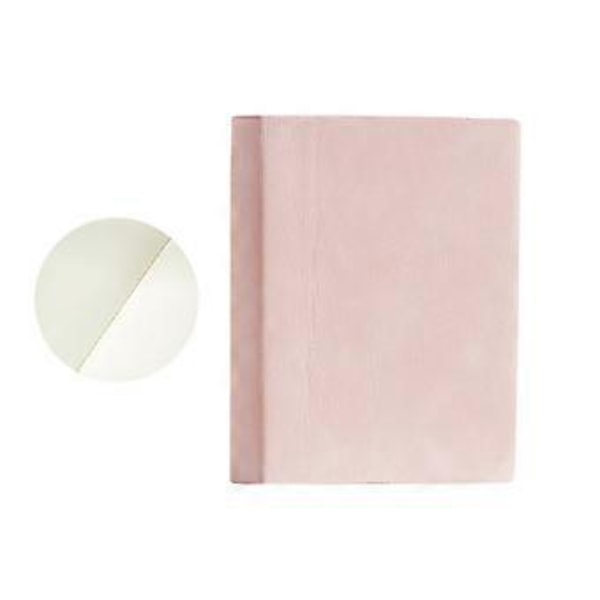 Basic Professional Tyk Skitsebog 640 Siders Læder Notesbog til Skrivning Tegning Tyk Notesbog Journal Uforet/Lineret Pink (Pink)