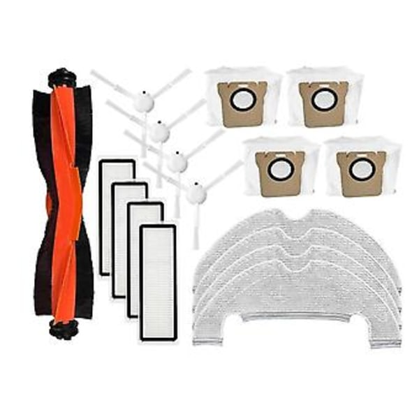 For Robot Vacuum X10 / B102GL Hepa Filter Moppkluter Rag Støvpose Erstatningsdel Tilbehør