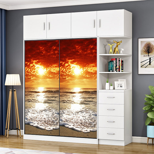 (38.5*200cm*2stk) 3D-effekt plakat dørklistermærke 21